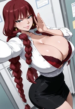 [ANIREALAI] Irene Belserion - Commanding Elegance at the Office (AI Generated) 作品封面