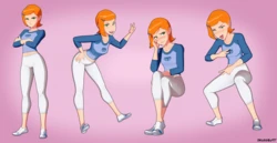 [Skuddbutt] Gwen's Summer Heat (Ben 10) 作品封面
