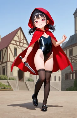 [SayaMina_2025] Twintail Rittan 20260302_Assassin Leotard(1600P) [AI Generated] 作品封面
