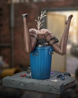 Murloc Studio - Tsukatsuki Rio Trash Can Blue Archive orzgkfigure 作品封面